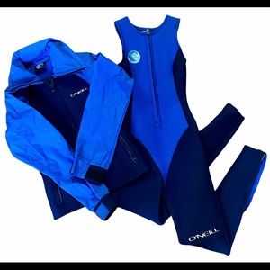 O’Neill Wetsuit With Jacket Blue size Medium